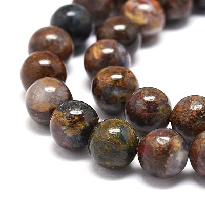 Natural Pietersite Beads Strands G-O201A-14B-1