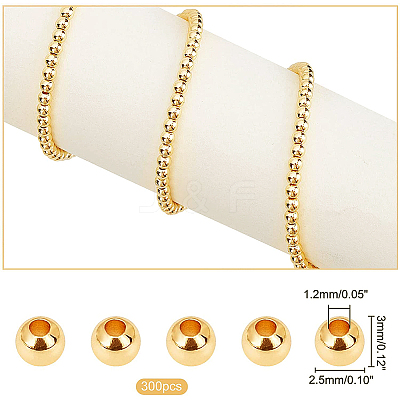Brass Beads KK-PH0002-20B-1