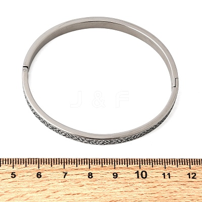 304 Stainless Steel Hinged Bangles BJEW-D408-21P-1