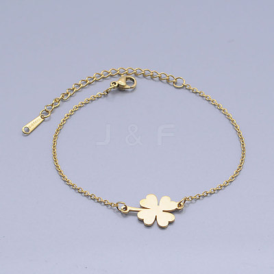201 Stainless Steel Link Bracelets BJEW-T011-JN510-2-1