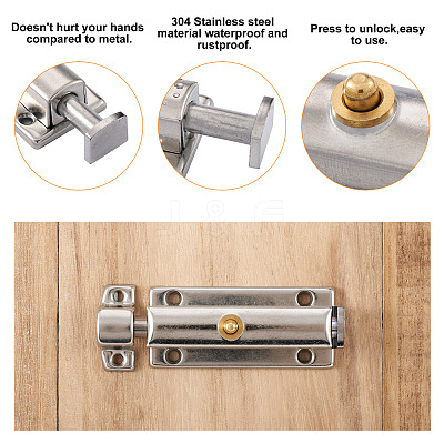 304 Stainless Steel Spring Locks Set SW-TAC0001-22A-P-1