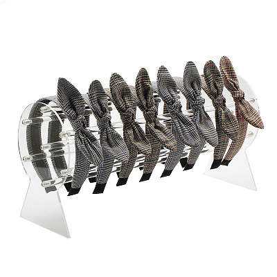 Acrylic Headband Organizers Display Stand OHAR-PW0001-134A-1