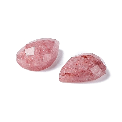 Natural Strawberry Quartz Cabochons G-G0001-B03-1