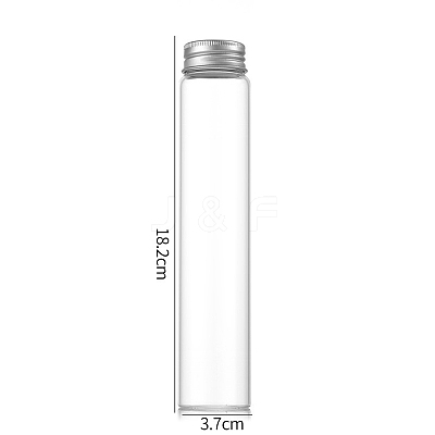 Clear Glass Bottles Bead Containers LS-CON-WH0085-76J-01-1
