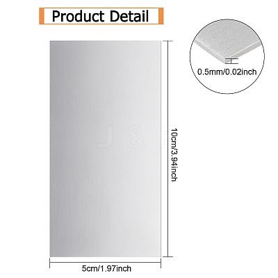 304 Stainless Steel Sheet TOOL-WH0132-01C-1