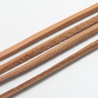 Flat Leather Cords X-WL-R006-3x2-02-1