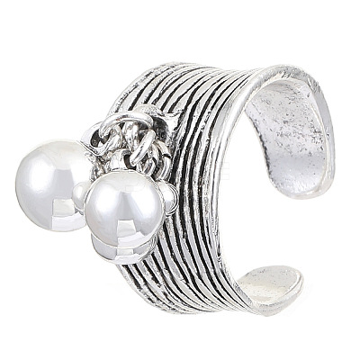 Alloy Wide Open Cuff Rings WH-WG6A49F-01-1