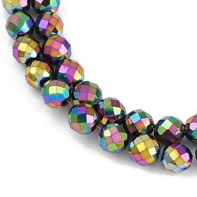 Electroplated Synthetic Non-magnetic Hematite Beads Strands G-H072-B01-01B-1