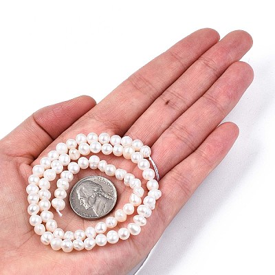 Natural Cultured Freshwater Pearl Beads Strands PEAR-N013-04A-1