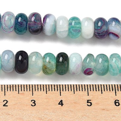 Natural Banded Agate Beads Strands G-F790-I01-01F-1