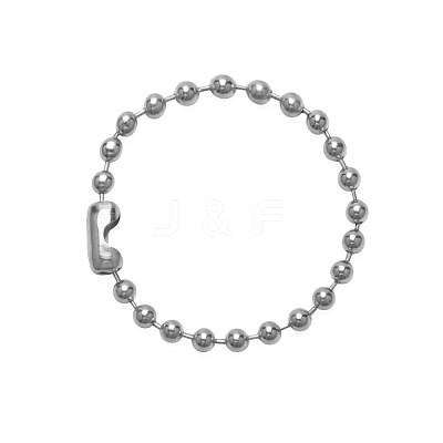 Trendy hip-hop 304 Stainless Steel Ball Chains Bracelet Unisex Fashion Hand Accessory CQ1745-2-1