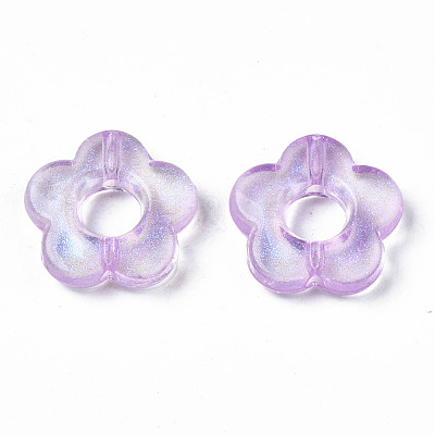 Transparent Acrylic Beads X-OACR-S028-140-1