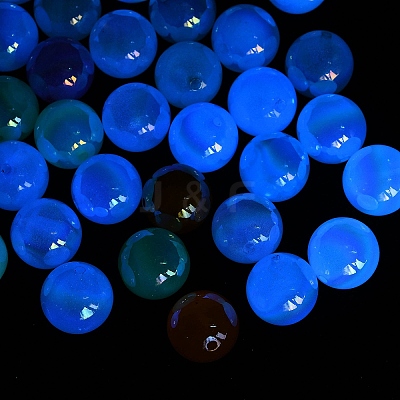 Luminous Opaque Acrylic Beads MACR-C036-03-1