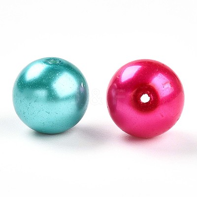 Baking Paint Pearlized Glass Pearl Beads HY-Q003-12mm-M01-1