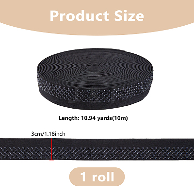 Elastic Fabrics Nylon Ribbons OCOR-WH0109-027B-1