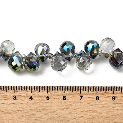 Electroplated Glass Beads EGLA-K062-01B-HP02-1