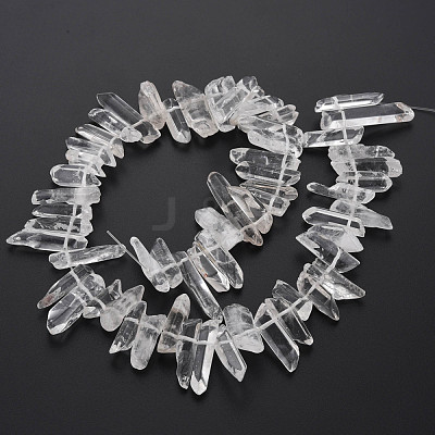 Natural Quartz Crystal Beads Strands G-R435-09F-1