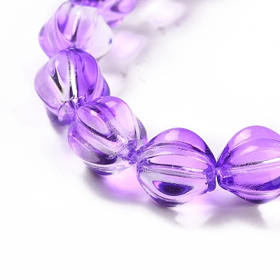 Transparent Glass Beads Strands GLAA-F114-02A-01-1