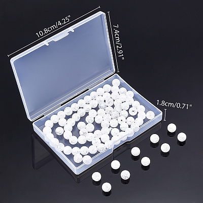 Natural Quartz Crystal Beads Strands G-AR0001-67-1