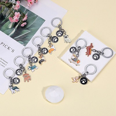Alloy Enamel Keychains KEYC-SW00007-01-1