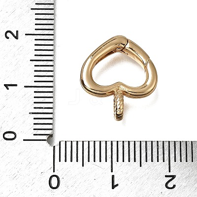 Brass Spring Gate Rings KK-CBA4292-06G-1