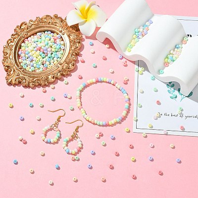 45G Baking Paint Glass Seed Beads SEED-SZ00001-021E-1
