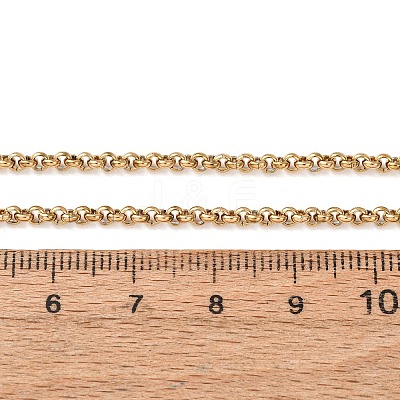 2.5MM 304 Stainless Steel Rolo Chain/Pea Chain Necklaces SA-CBA4160-23G-1