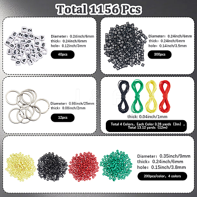 DIY Keychain Making Kits DIY-SC0031-88-1