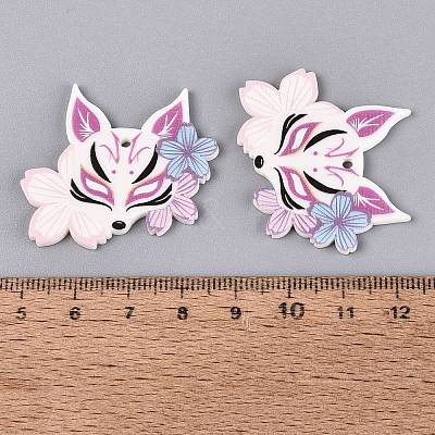 Printed Acrylic Pendants OACR-D008-05-1