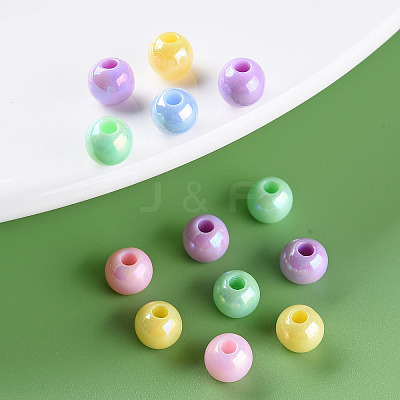 Opaque Acrylic Beads X-MACR-S370-D6mm-M1-1