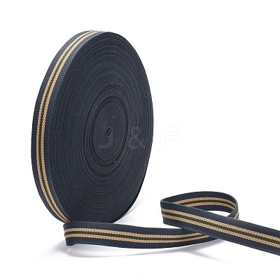 Polyester Grosgrain Ribbon OCOR-WH0063-33-1