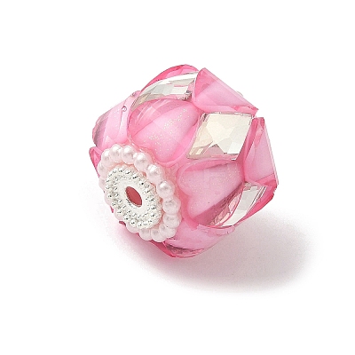 Transparent Acrylic Beads CLAY-NH0003-04S-06-1