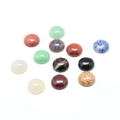 Natural & Synthetic Gemstone Cabochons G-T020-10mm-M-1