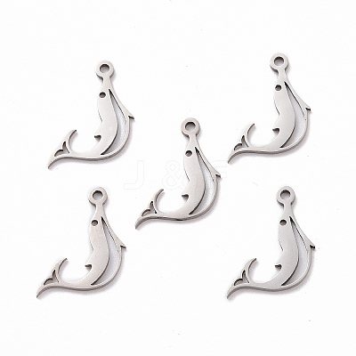 Tarnish Resistant 201 Stainless Steel Pendants STAS-S105-JN372-1-14-1