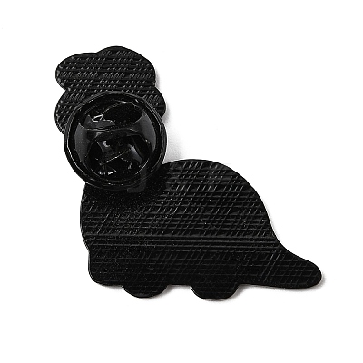 Dinosaur with Hat Enamel Pins JEWB-D310-08EB-01-1