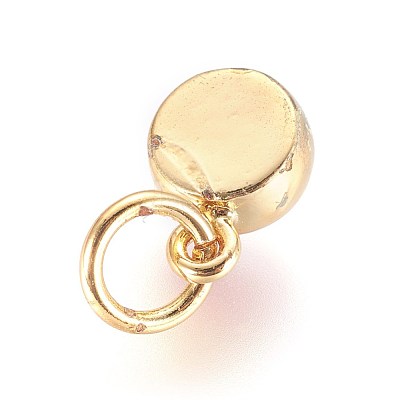 Enamel Brass Charms KK-G364-19G-02-1