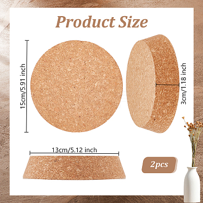 Cork Bottle Stoppers FIND-WH0139-390C-1
