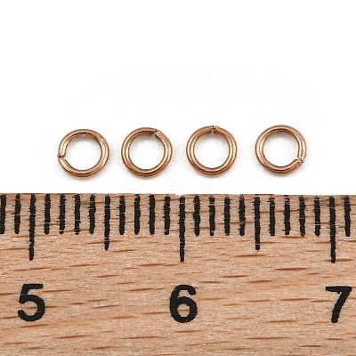 304 Stainless Steel Open Jump Rings SA-CBAF81C-01A-RG-1