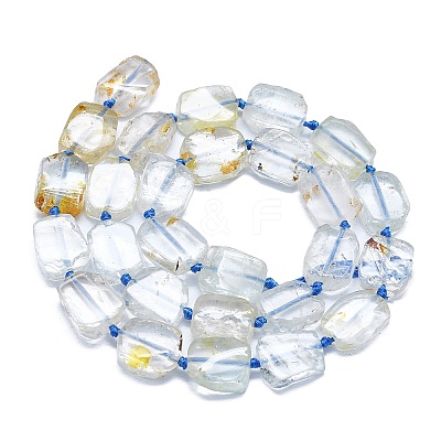 Natural Topaz Beads Strands G-K245-L02-01-1