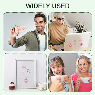 4Pcs 4 Styles UV Transfer Sticker for Glass Cup DIY-CN0003-02A-1