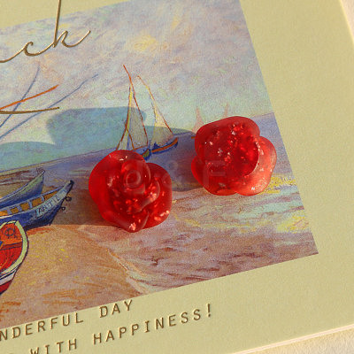 Resin Cabochons Accessories RESI-CJC0003-16A-1