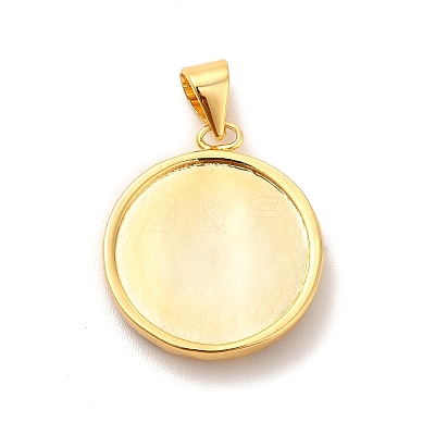Eco-Friendly Rack Plating Brass Enamel Pendants KK-F851-06G-1