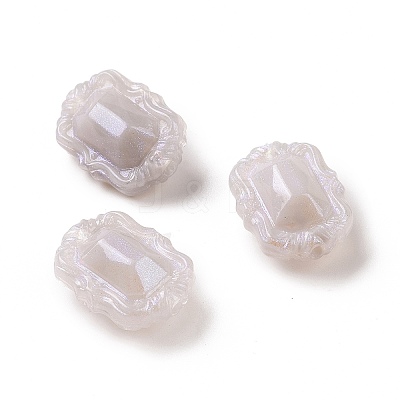 Opaque Acrylic Beads X-OACR-E015-07-1