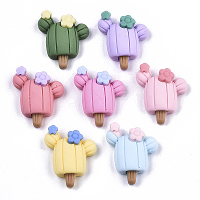 Opaque Resin Cabochons CRES-N022-123-1