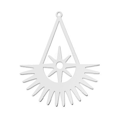 Non-Tarnish 201 Stainless Steel Pendants STAS-S105-LA784-1-1