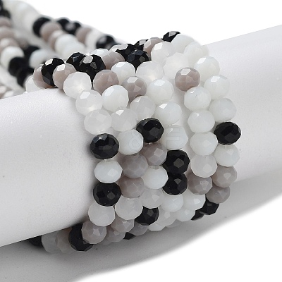 Glass Beads Strands EGLA-A034-M4mm-48-1