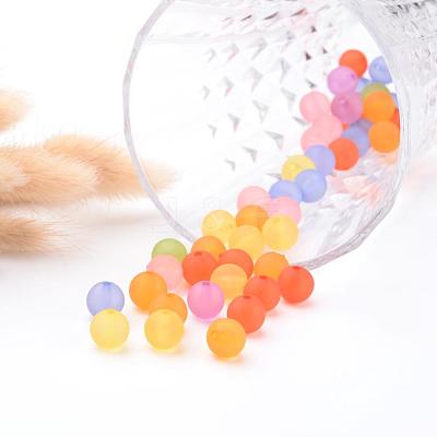 Round Transparent Acrylic Beads PL705M-1