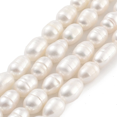 Natural Cultured Freshwater Pearl Beads Strands PEAR-P062-08D-1