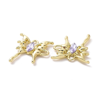 Rack Plating Alloy Connector Charms FIND-I037-19LG-02-1