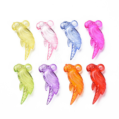 Transparent Acrylic Pendants MACR-N013-028-1